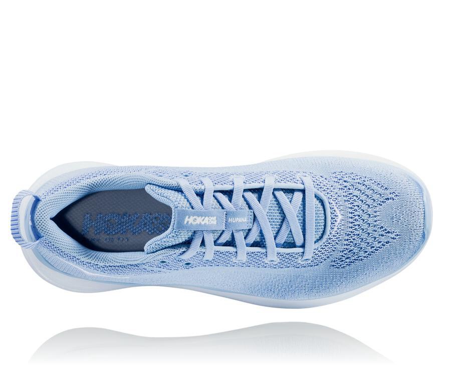 Zapatillas Running Hoka One One Mujer - Hupana Flow - Azules/Blancas - FEU104385